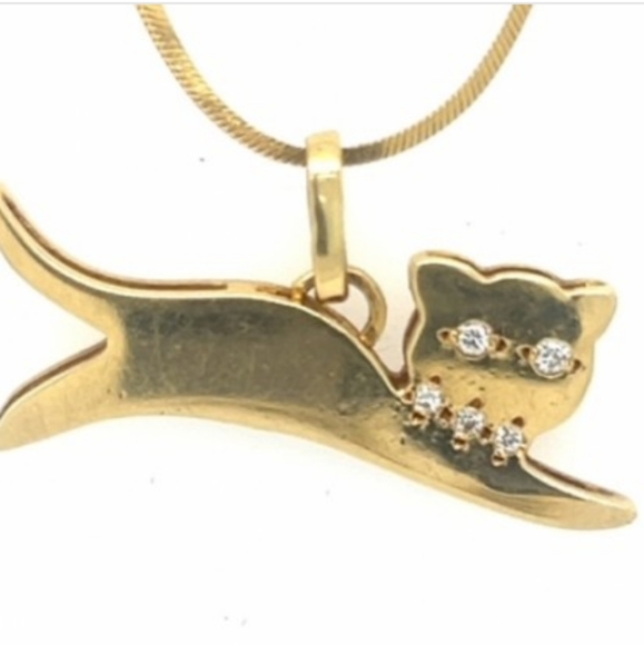 SOLD IN OUR STORE 18K Diamond Eyes/ Gold - Picture 3 of 3